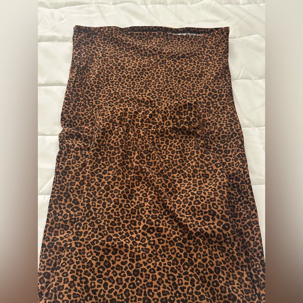 Lala Leopard Print Skirt